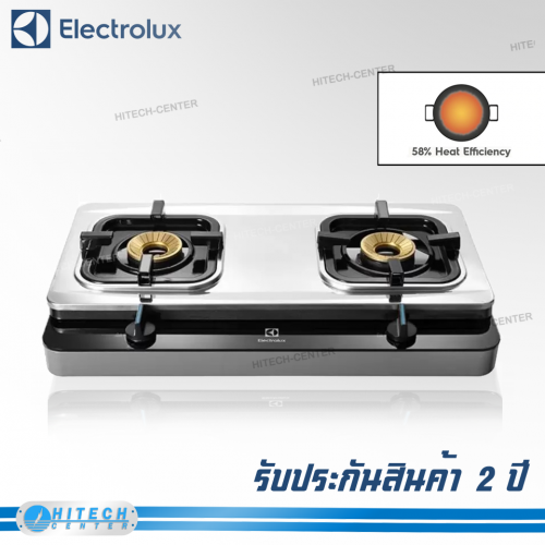 ELECTROLUX เตาแก๊สตั้งโต๊ะสเตนเลส  2 หัวแก๊ส  ETG726BXS