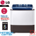 LG เครื่องซักผ้า 2 ถัง 14 กก. รุ่น TT14WAPG สีขาว (ทูโทน) ส่งฟรีทั่วไทย