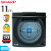 SHARP เครื่องซักผ้าฝาบนชาร์ป 11 กก.  ES-W11HT-SL 