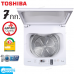 TOSHIBA เครื่องซักผ้าฝาบนโตชิบ้า 7 กก. AW-J800AT(W)