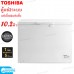 TOSHIBA ตู้แช่เย็น และ ตู้แช่แข็ง 2ระบบ 10.2คิว รุ่น CR-A295K